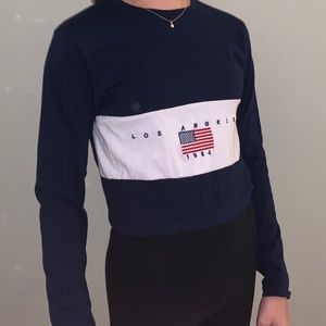 brandy melville long shelve shirt